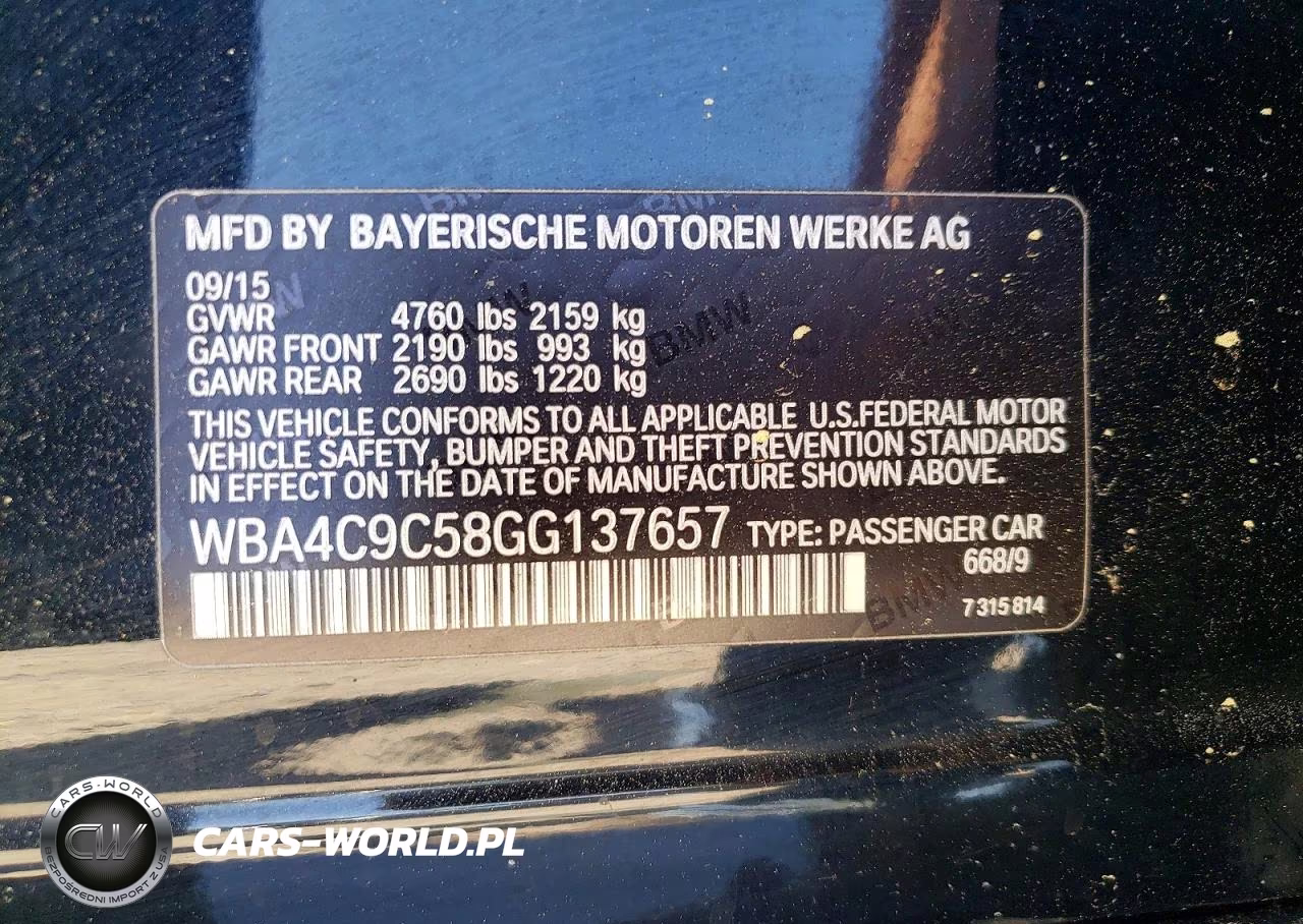 2016 BMW 428 Xi Gran Coupe Sulev VIN:WBA4C9C58GG137657 - 12