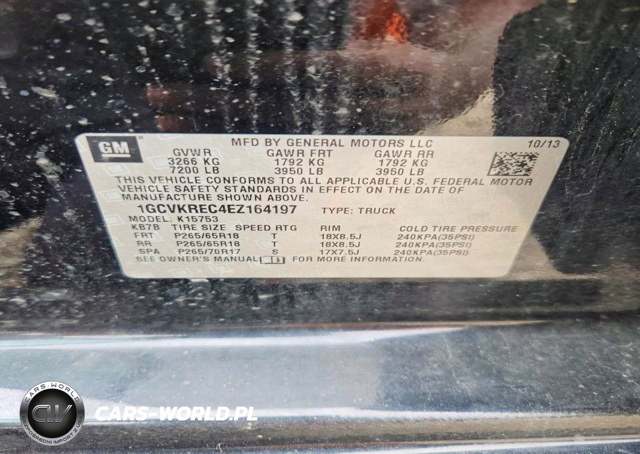2014 Chevrolet Silverado K1500 Lt VIN:1GCVKREC4EZ164197 - 12