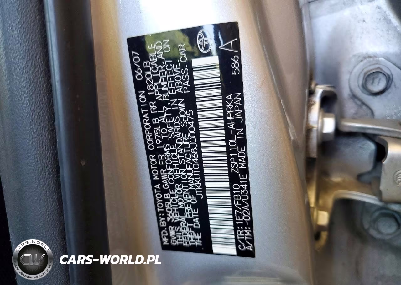 2008 Scion Xd Base VIN:JTKKU10468J000475 - 12