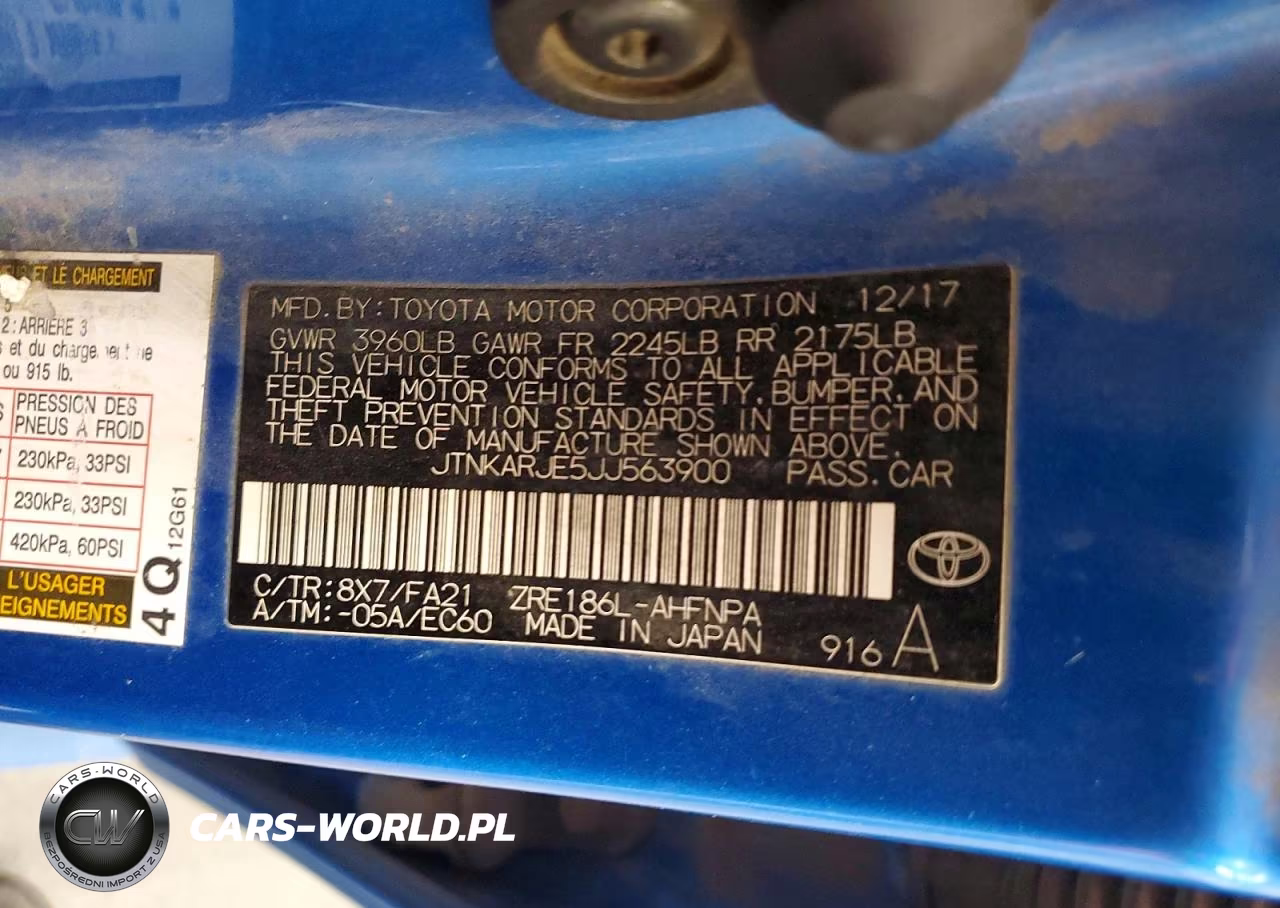 2018 Toyota Corolla Im Base VIN:JTNKARJE5JJ563900 - 13