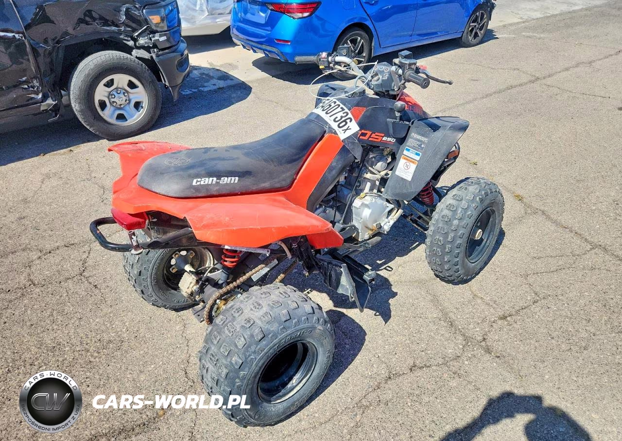 2022 Can-Am Ds 250 - Atv VIN:RFGUB2516NS030119 - 4