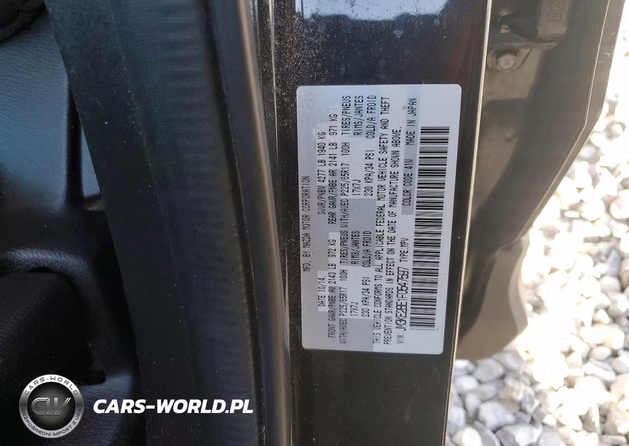 2015 Mazda Cx-5 Sport VIN:JM3KE2BE1F0547597 - 13