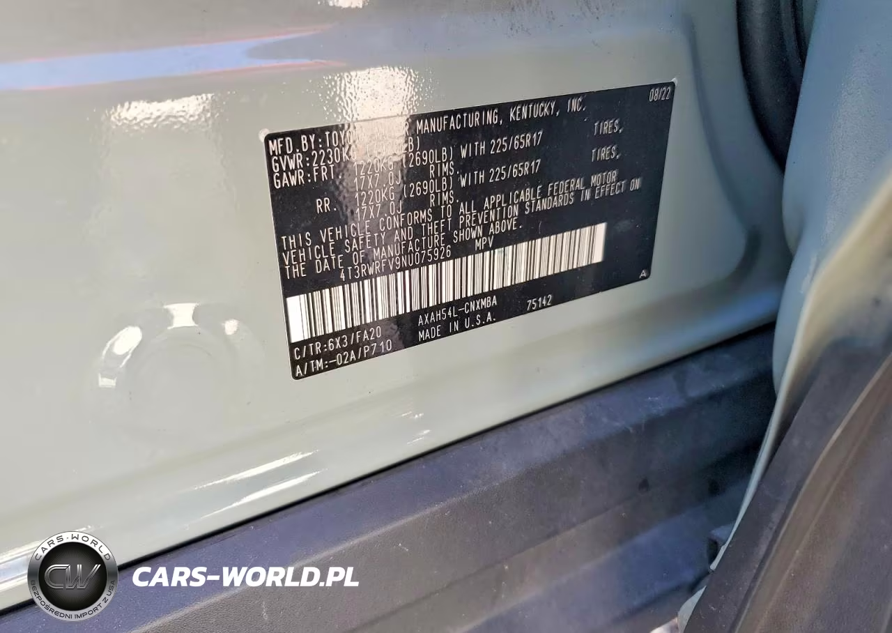 2022 Toyota Rav4 Xle VIN:4T3RWRFV9NU075926 - 12