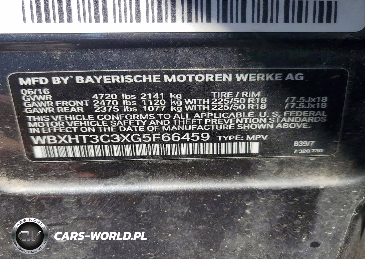 2016 BMW X1 xDrive28I VIN:WBXHT3C3XG5F66459 - 13