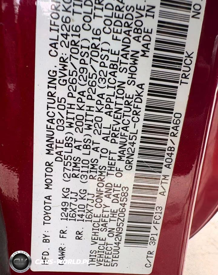2005 Toyota Tacoma Access Cab VIN:5TEUU42N95Z064583 - 10