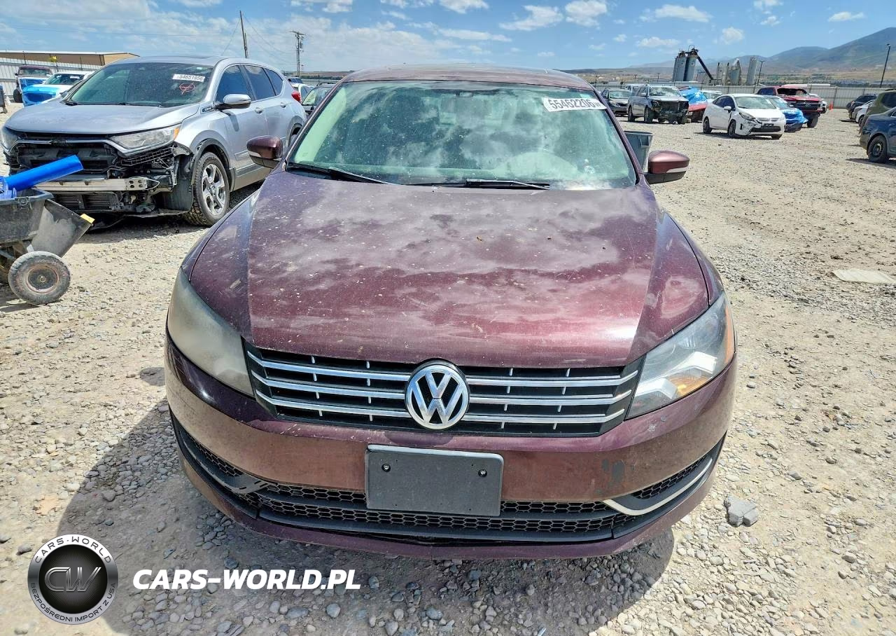2013 Volkswagen Passat Se VIN:1VWBN7A38DC059195 - 5