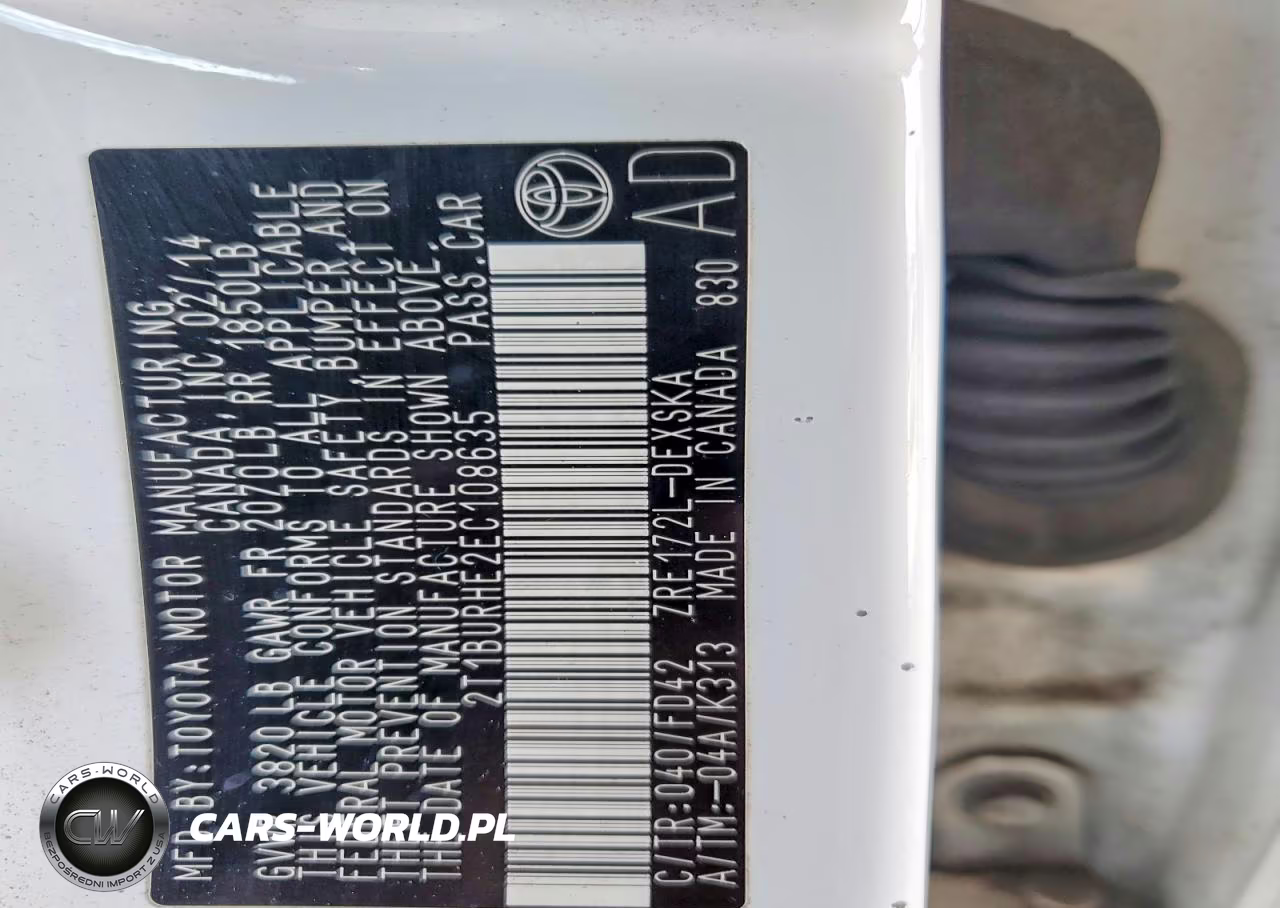 2014 Toyota Corolla S Plus VIN:2T1BURHE2EC108635 - 12
