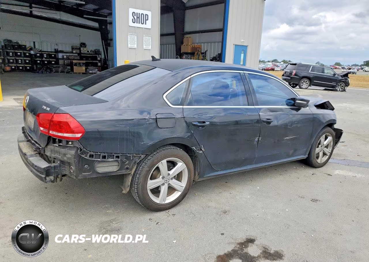2014 Volkswagen Passat Se VIN:1VWBT7A35EC093666 - 3