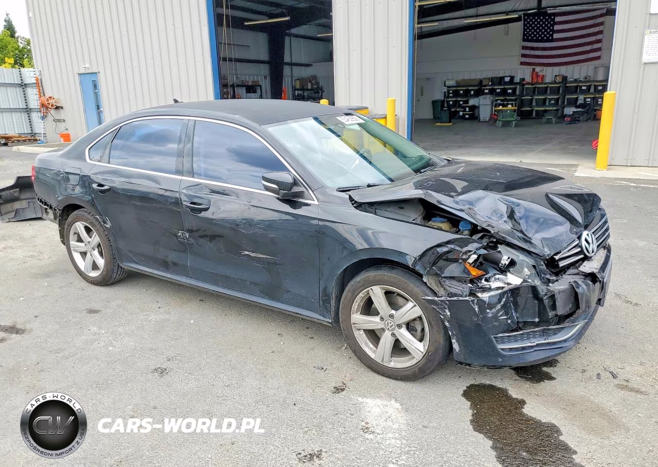 2014 Volkswagen Passat Se VIN:1VWBT7A35EC093666 - 4