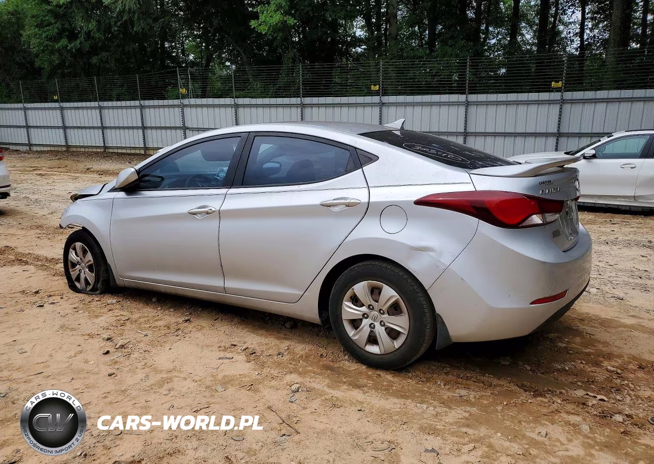 2016 Hyundai Elantra Se VIN:KMHDH4AE5GU481244 - 2