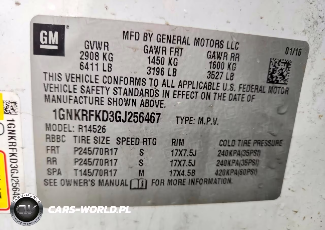 2016 Chevrolet Traverse Ls VIN:1GNKRFKD3GJ256467 - 13