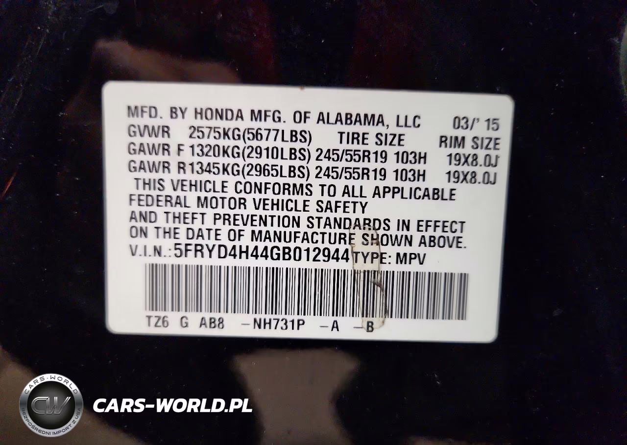 2016 Acura Mdx Technology VIN:5FRYD4H44GB012944 - 13