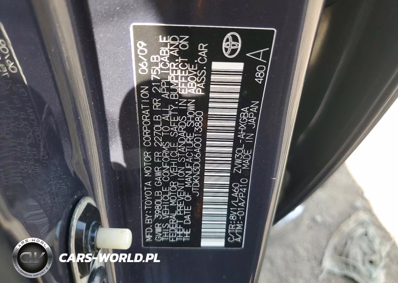 2010 Toyota Prius Iv VIN:JTDKN3DU6A0013880 - 12