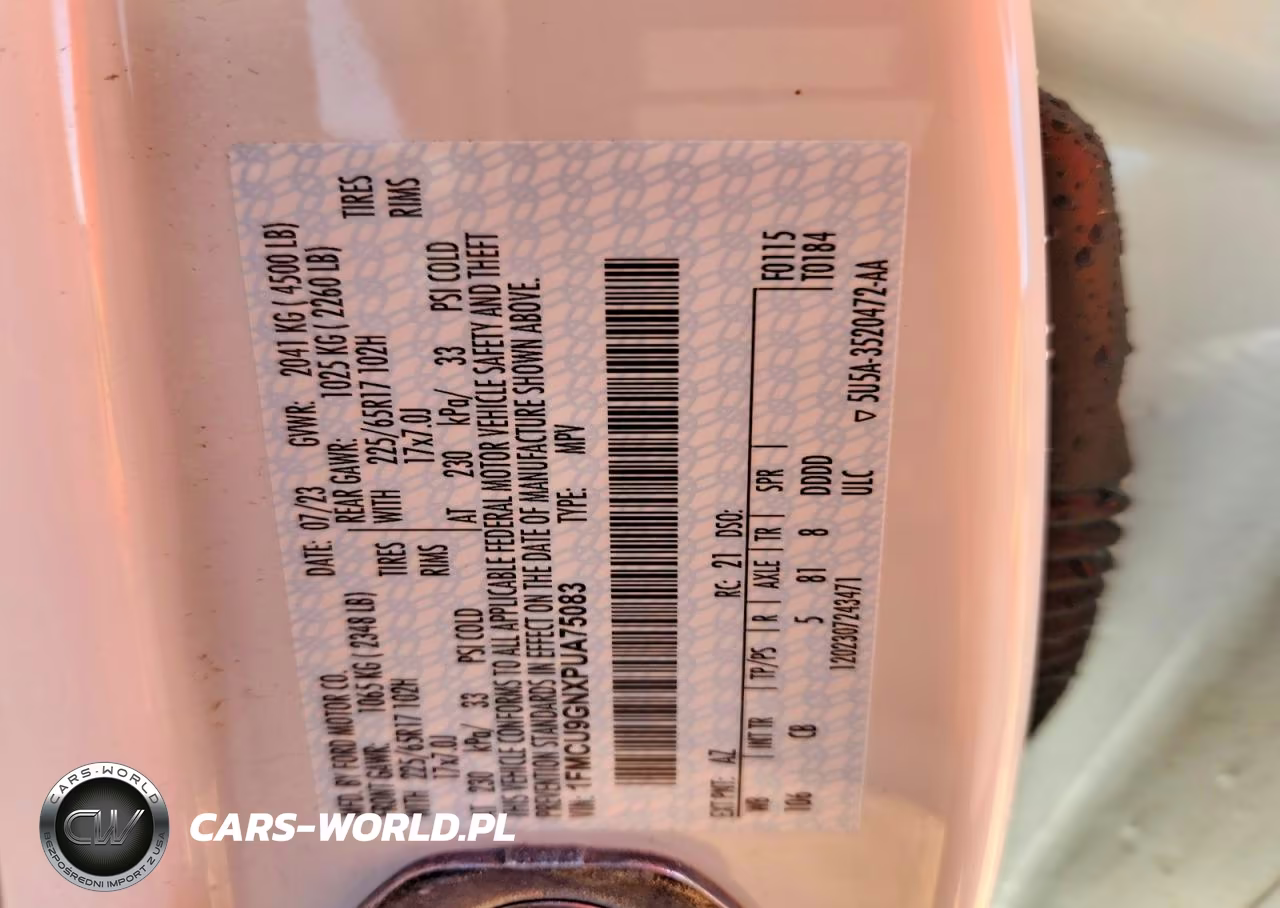 2023 Ford Escape Active VIN:1FMCU9GNXPUA75083 - 13