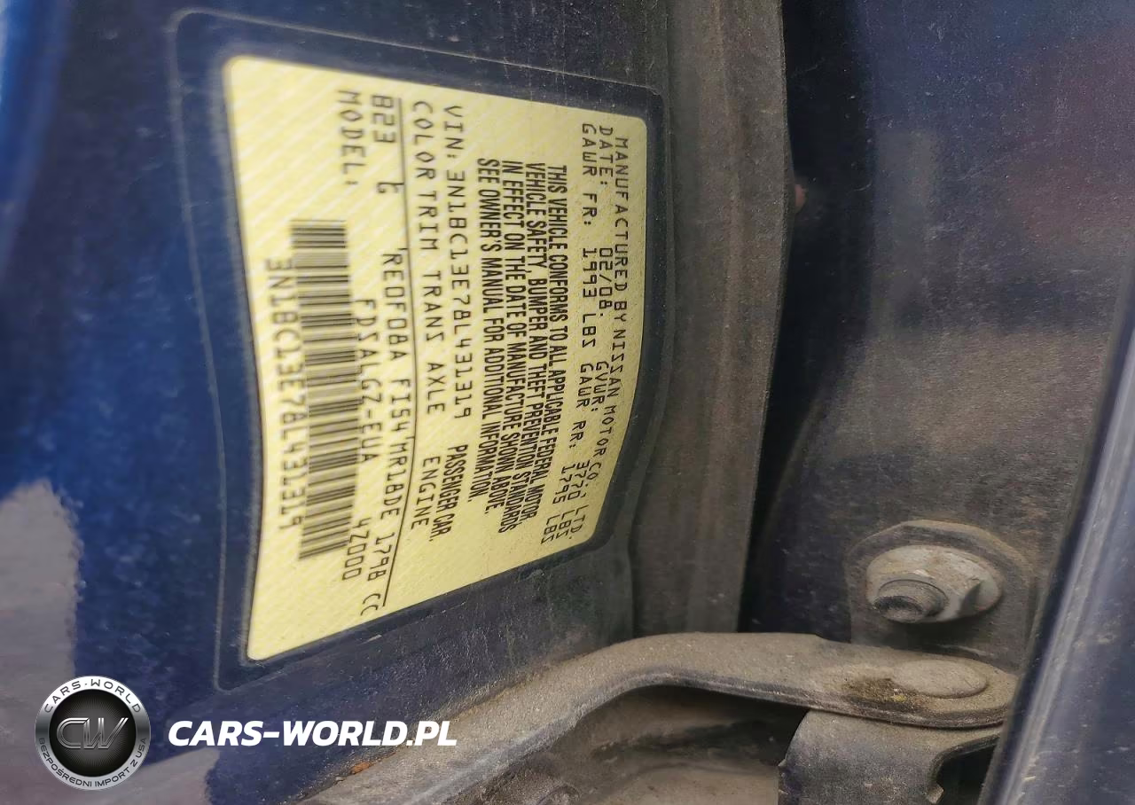 2008 Nissan Versa VIN:3N1BC13E78L431319 - 13