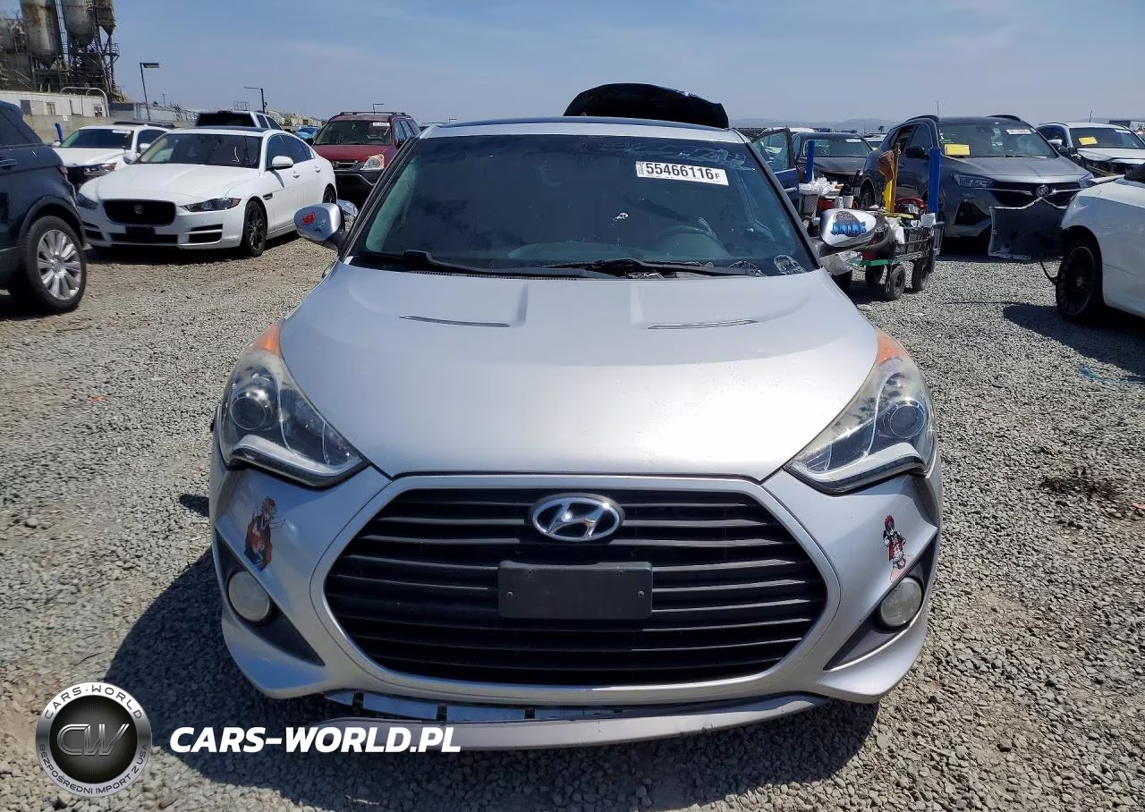 2014 Hyundai Veloster Turbo VIN:KMHTC6AE8EU203912 - 5