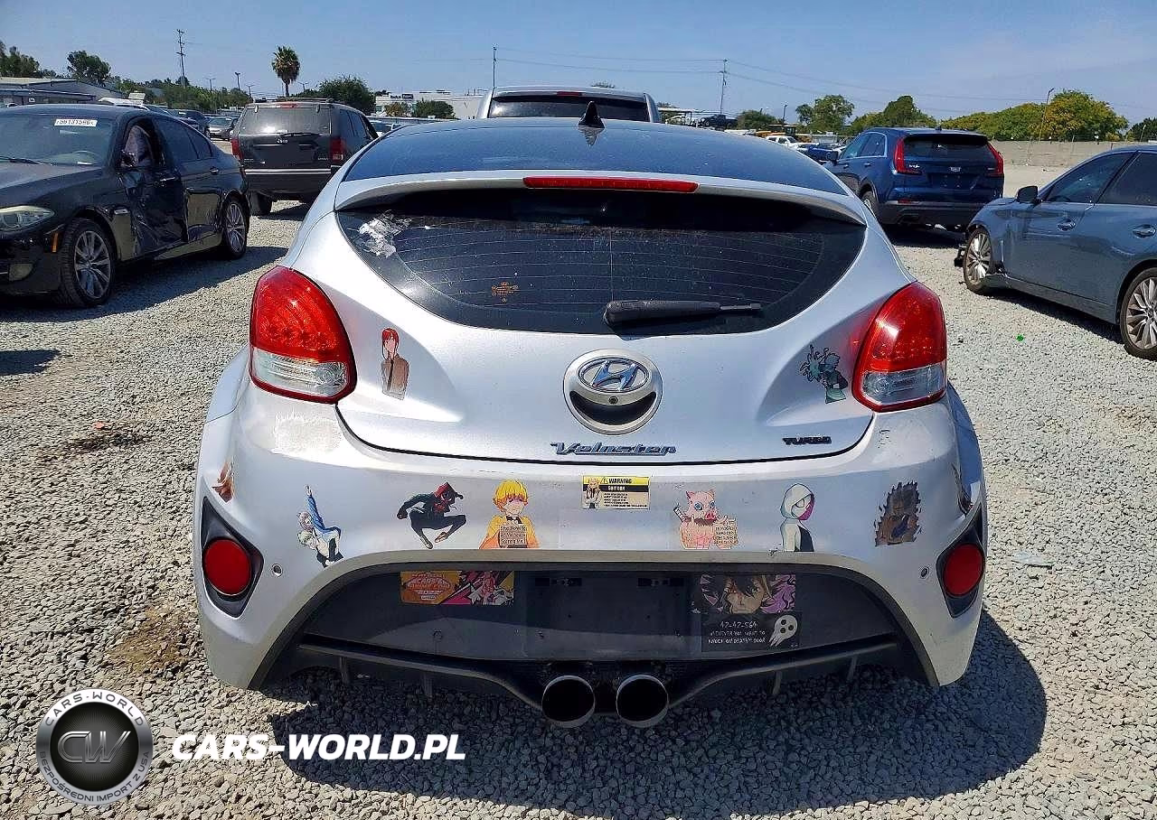 2014 Hyundai Veloster Turbo VIN:KMHTC6AE8EU203912 - 6