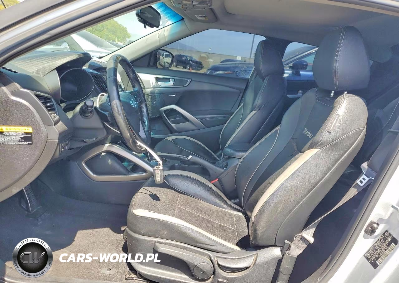 2014 Hyundai Veloster Turbo VIN:KMHTC6AE8EU203912 - 7