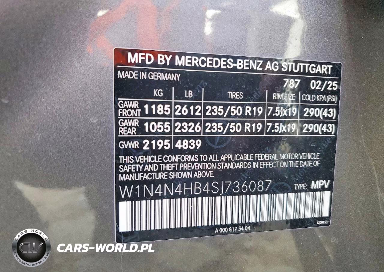 2025 Mercedes-Benz Gla 250 4Matic VIN:W1N4N4HB4SJ736087 - 13