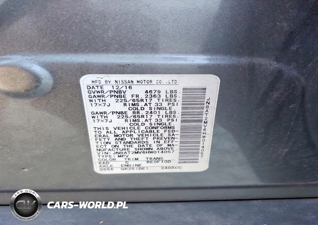 2017 Nissan Rogue S VIN:JN8AT2MV6HW014057 - 12