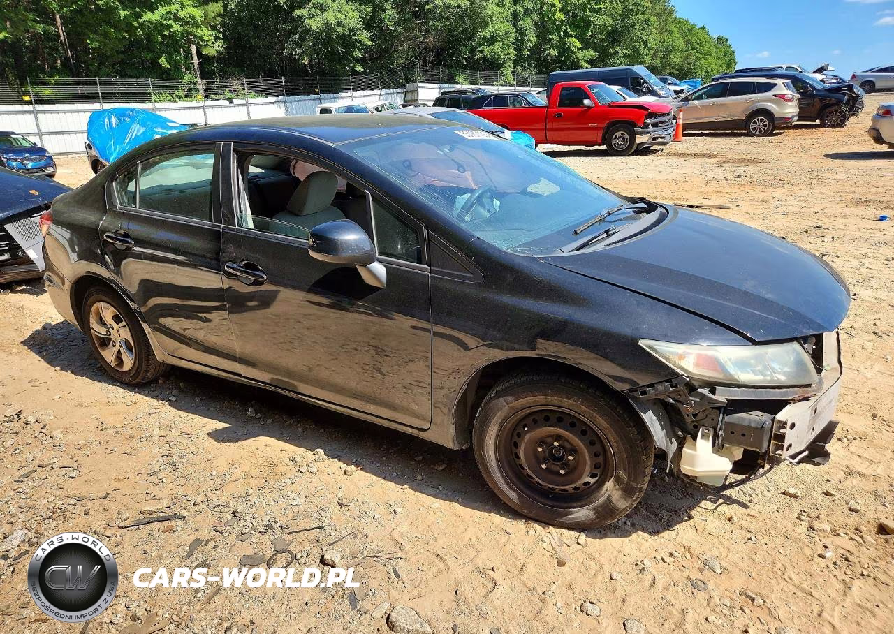 2013 Honda Civic Lx VIN:2HGFB2F59DH531218 - 4