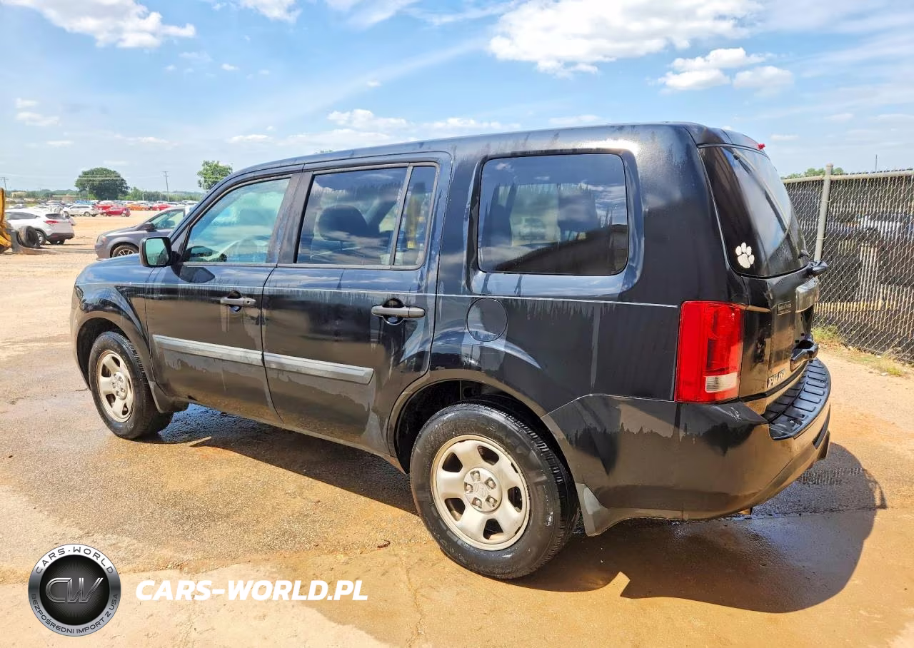 2013 Honda Pilot Lx VIN:5FNYF3H25DB032121 - 2