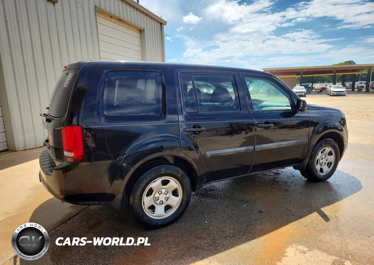 2013 Honda Pilot Lx VIN:5FNYF3H25DB032121 - 3