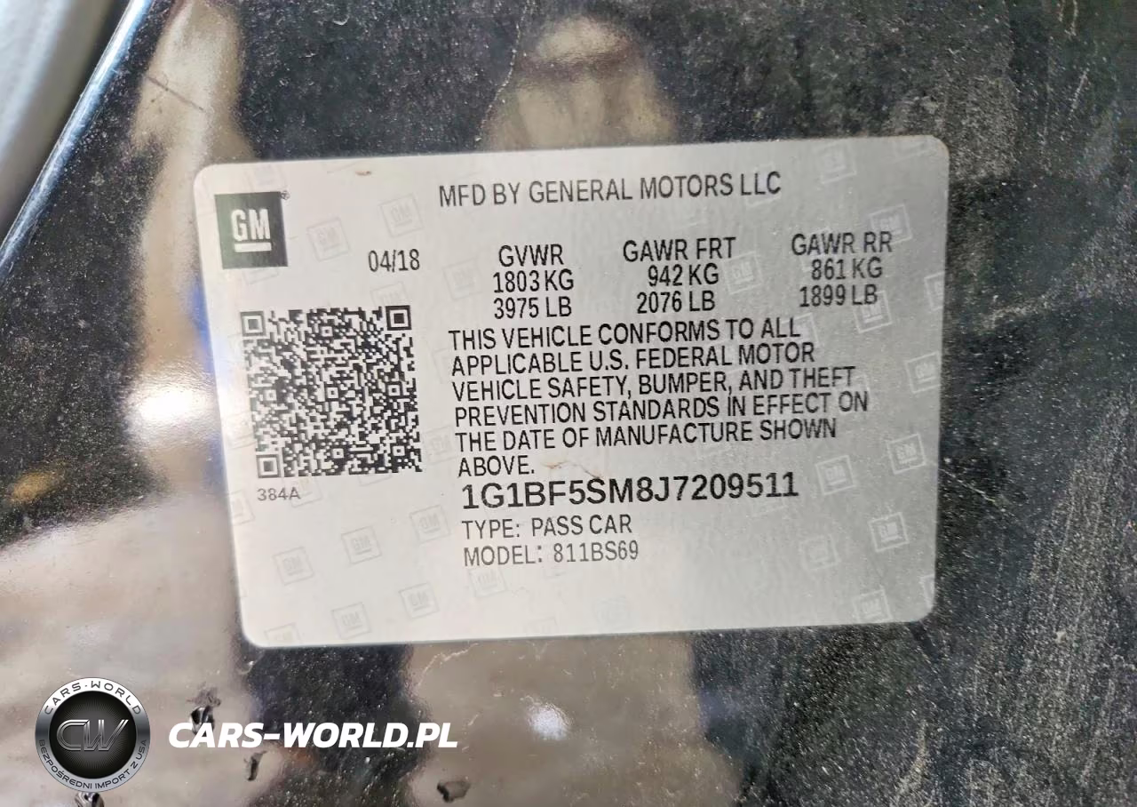 2018 Chevrolet Cruze Premier VIN:1G1BF5SM8J7209511 - 12