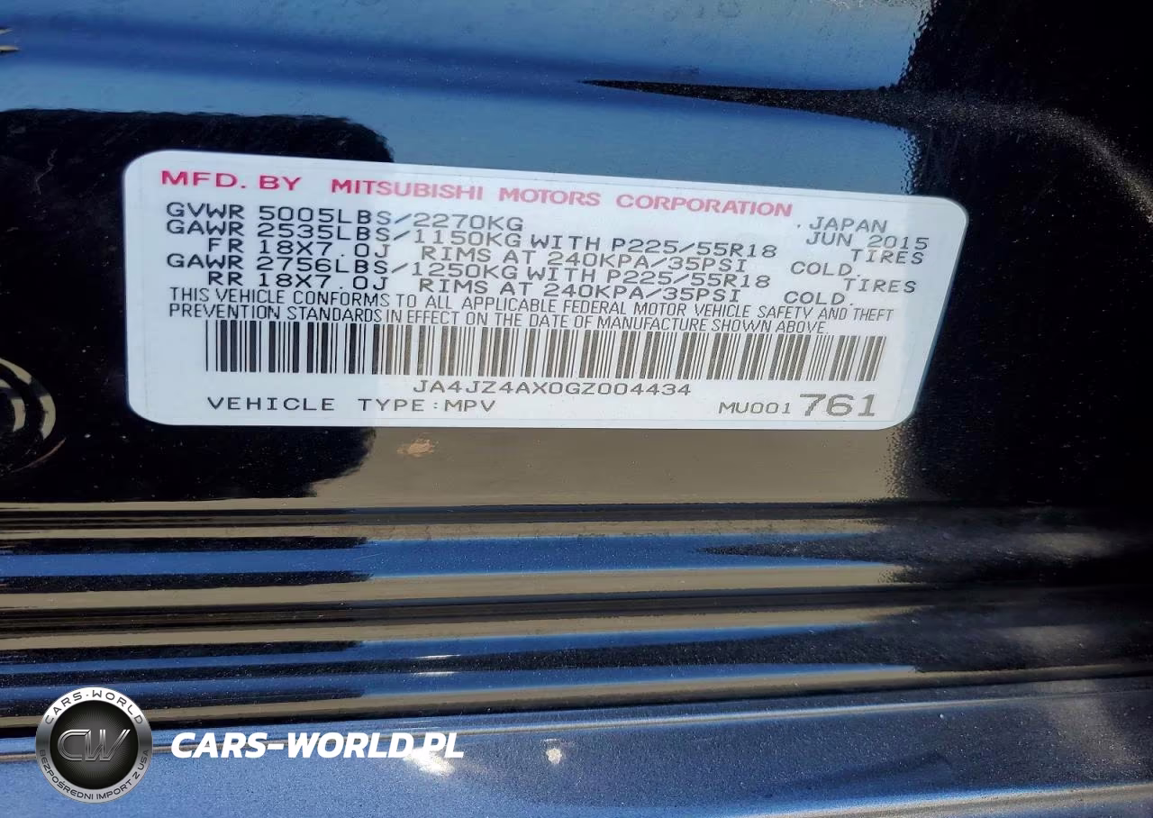 2016 Mitsubishi Outlander Gt VIN:JA4JZ4AX0GZ004434 - 13