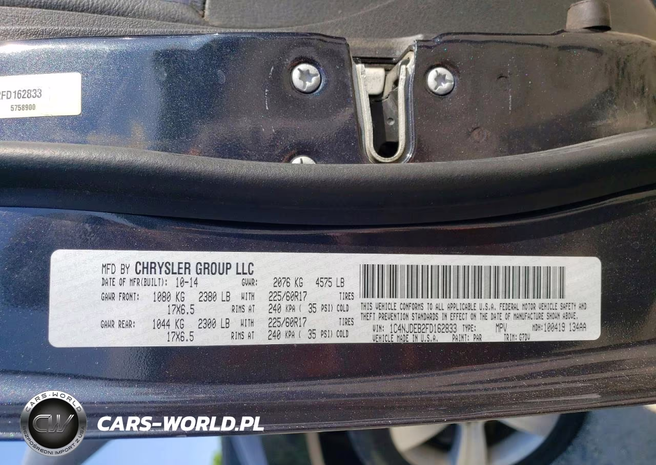 2015 Jeep Compass Latitude VIN:1C4NJDEB2FD162833 - 12
