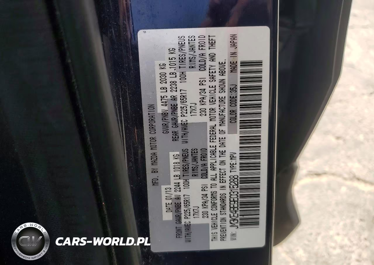 2014 Mazda Cx-5 Sport VIN:JM3KE4BE9E0315288 - 13