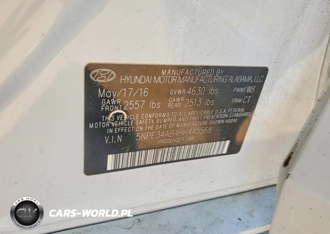 2017 Hyundai Sonata Sport 2.0T VIN:5NPE34AB4HH445568 - 12