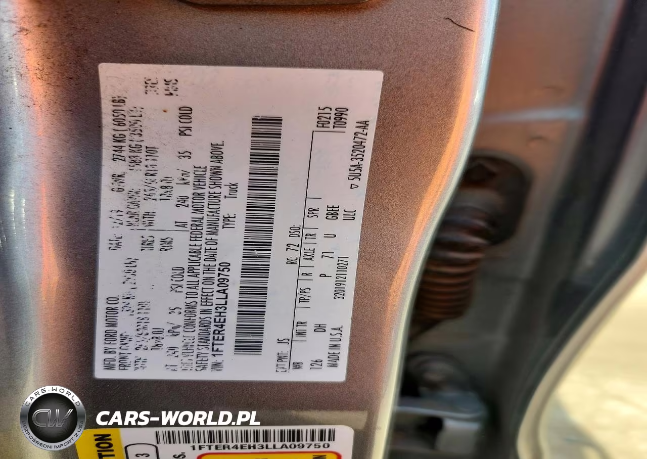 2020 Ford Ranger Xl VIN:1FTER4EH3LLA09750 - 12