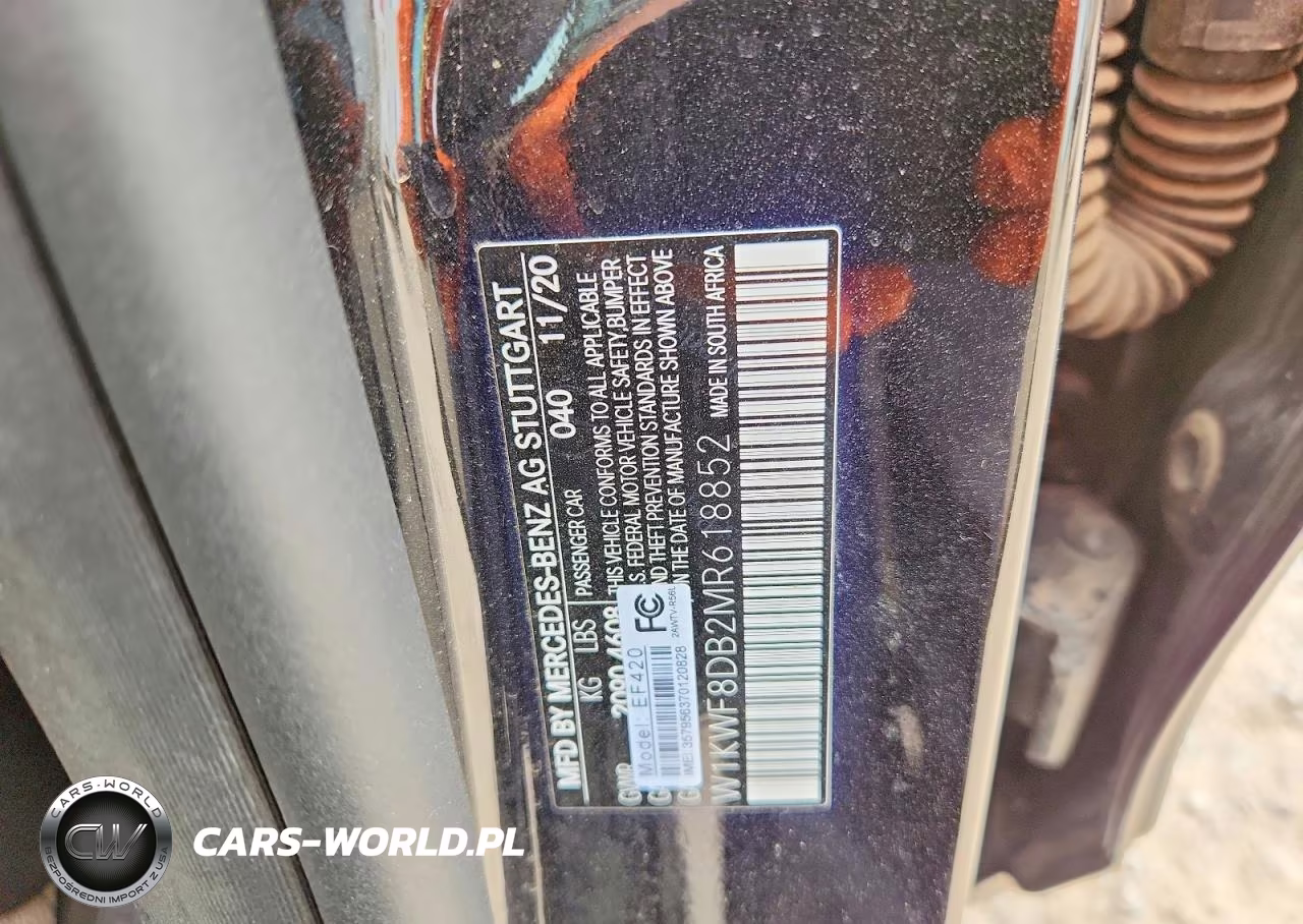 2021 Mercedes-Benz C 300 VIN:W1KWF8DB2MR618852 - 13
