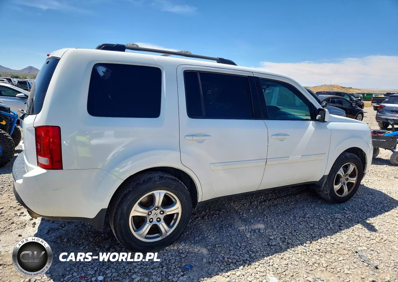 2013 Honda Pilot Exl VIN:5FNYF3H56DB005553 - 3