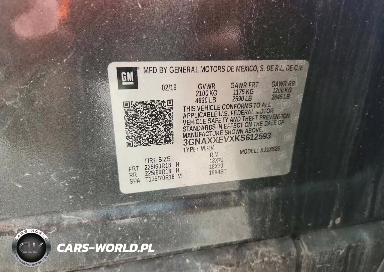 2019 Chevrolet Equinox Premier VIN:3GNAXXEVXKS612593 - 13