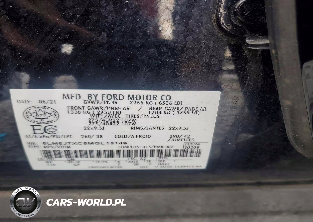 2021 Lincoln Aviator Reserve VIN:5LM5J7XC5MGL15149 - 13