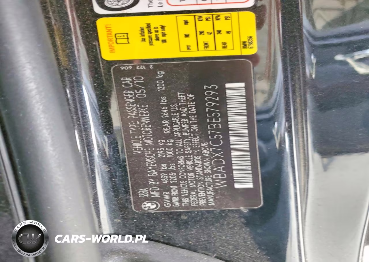 2011 BMW 335 I VIN:WBADX7C57BE579293 - 12