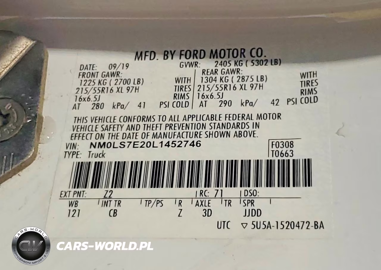 2020 Ford Transit Connect Xl Delivery Van VIN:NM0LS7E20L1452746 - 13