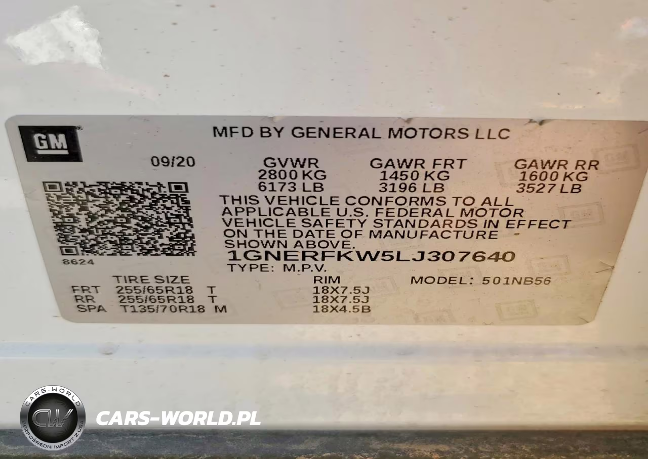 2020 Chevrolet Traverse Ls VIN:1GNERFKW5LJ307640 - 13