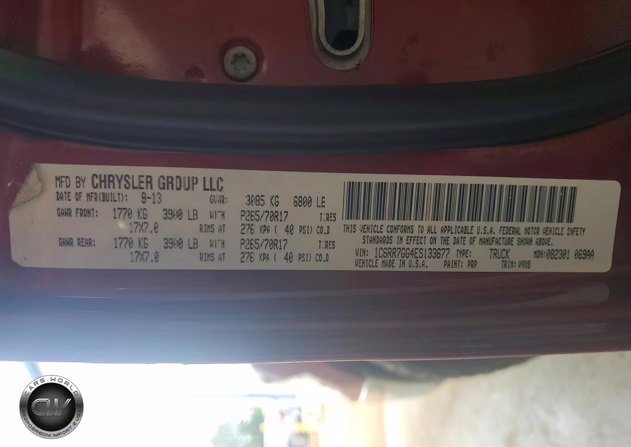 2014 Ram 1500 Slt VIN:1C6RR7GG4ES133677 - 13