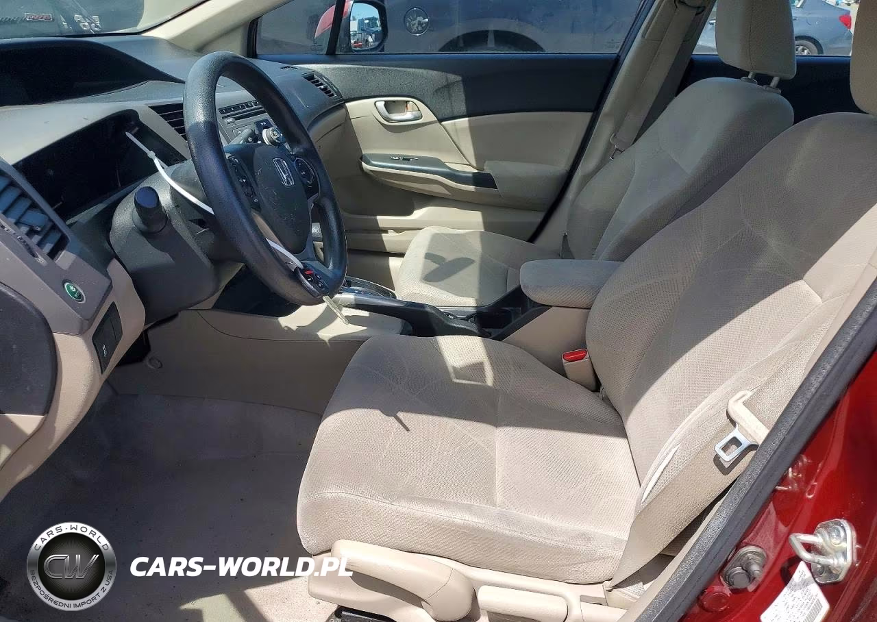 2012 Honda Civic Lx VIN:2HGFB2F56CH592444 - 7