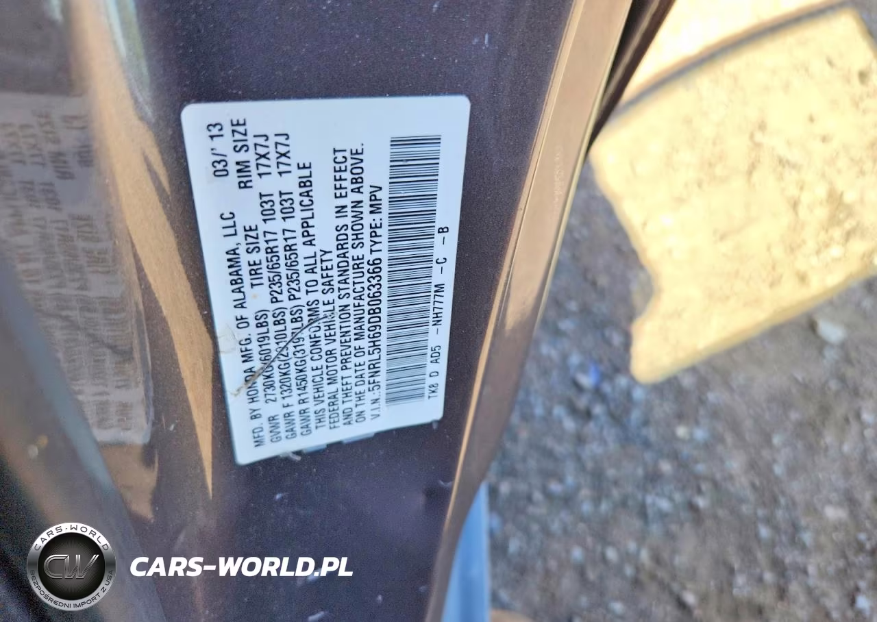 2013 Honda Odyssey Exl VIN:5FNRL5H69DB063366 - 13