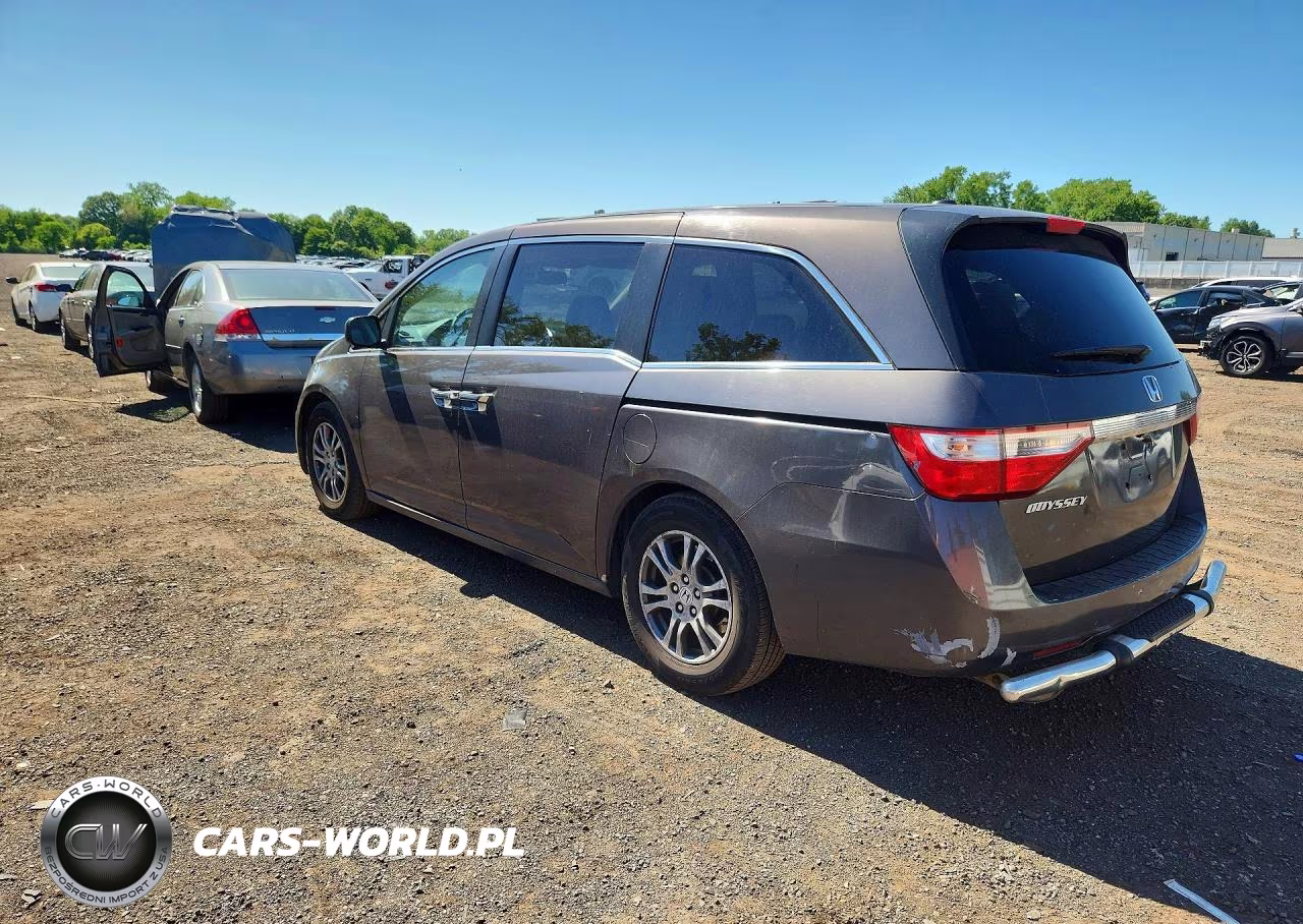 2013 Honda Odyssey Exl VIN:5FNRL5H69DB063366 - 2