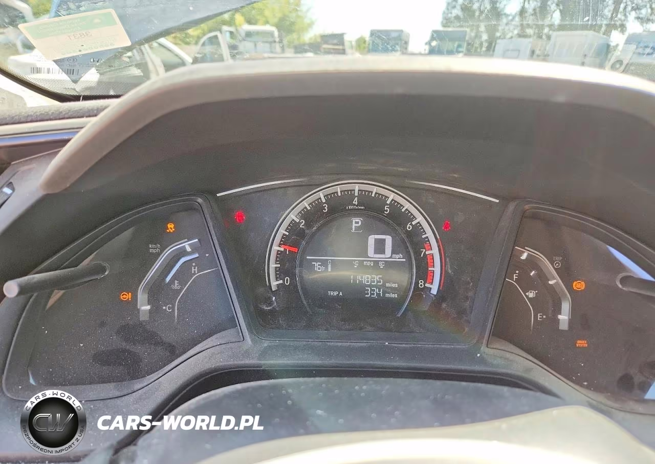 2016 Honda Civic Lx VIN:2HGFC2F57GH551338 - 9