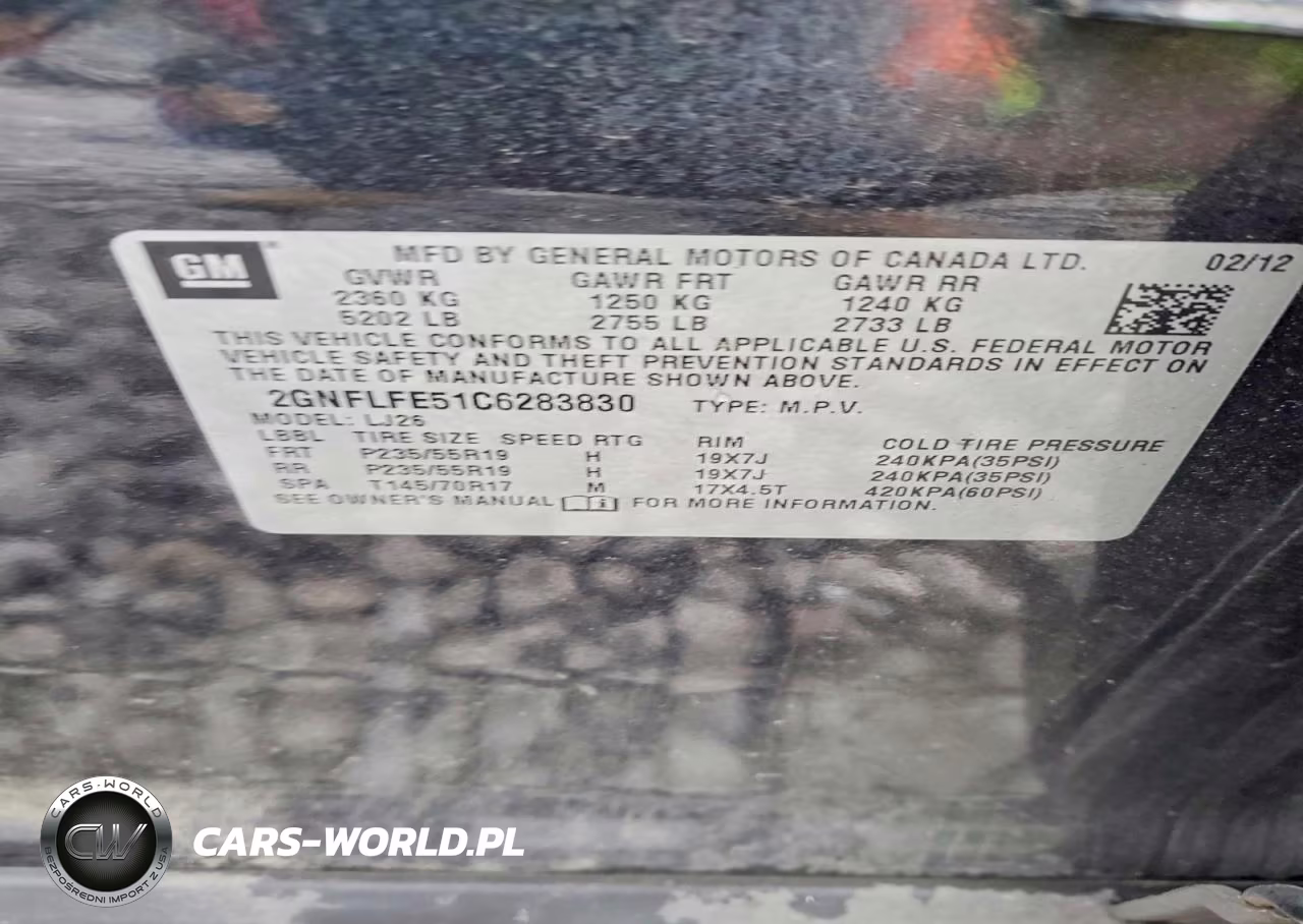2012 Chevrolet Equinox Ltz VIN:2GNFLFE51C6283830 - 13