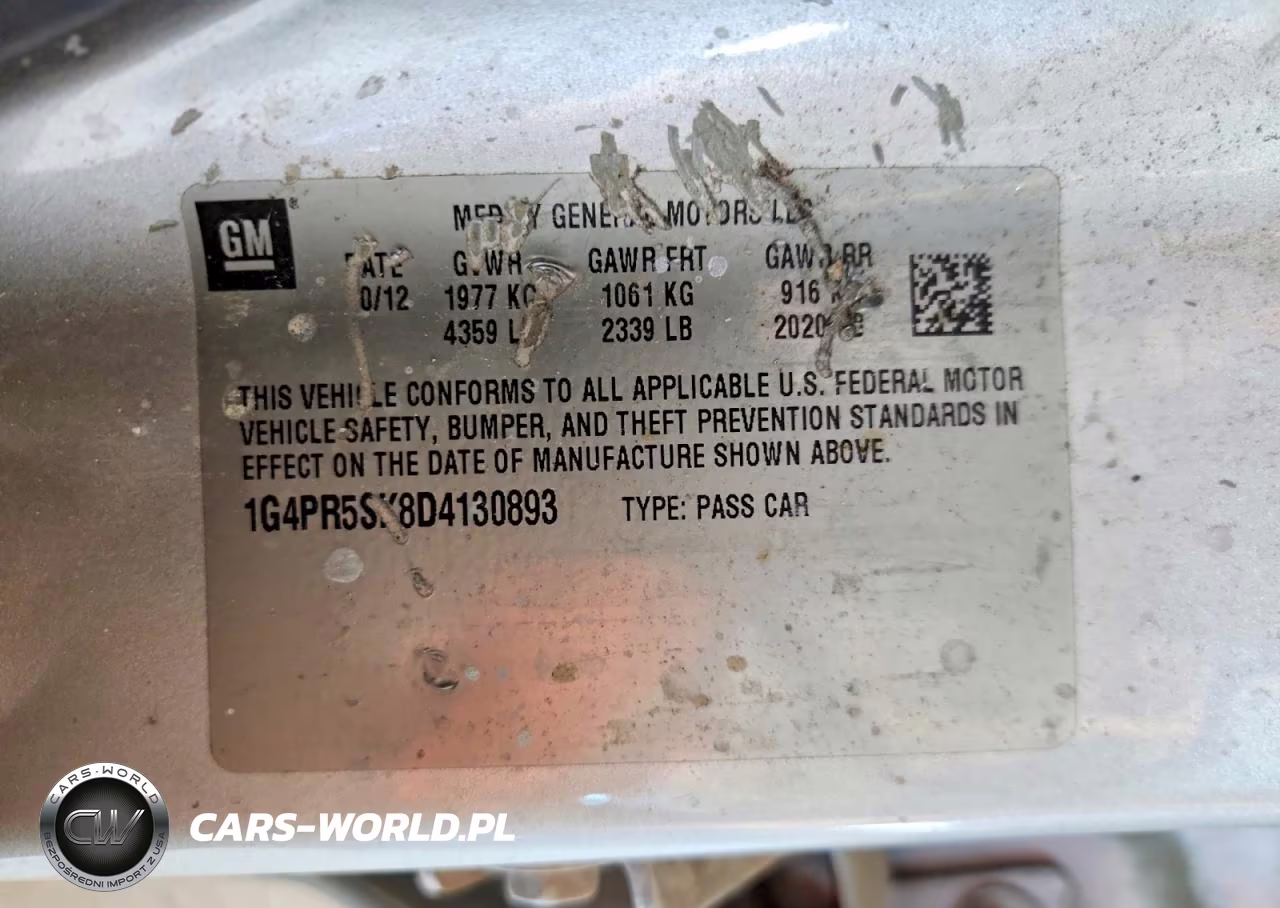 2013 Buick Verano Convenience VIN:1G4PR5SK8D4130893 - 12