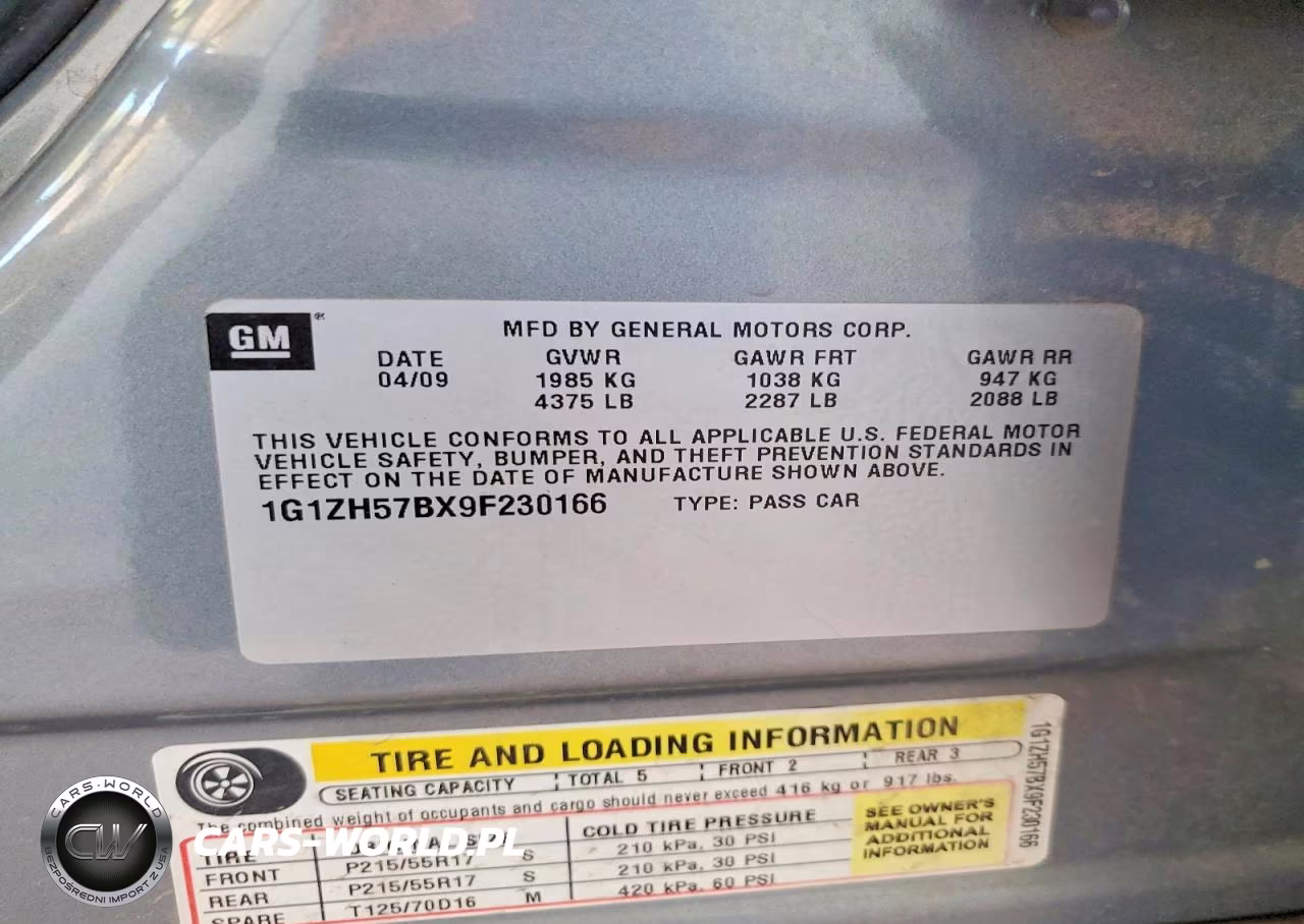 2009 Chevrolet Malibu 1Lt VIN:1G1ZH57BX9F230166 - 13