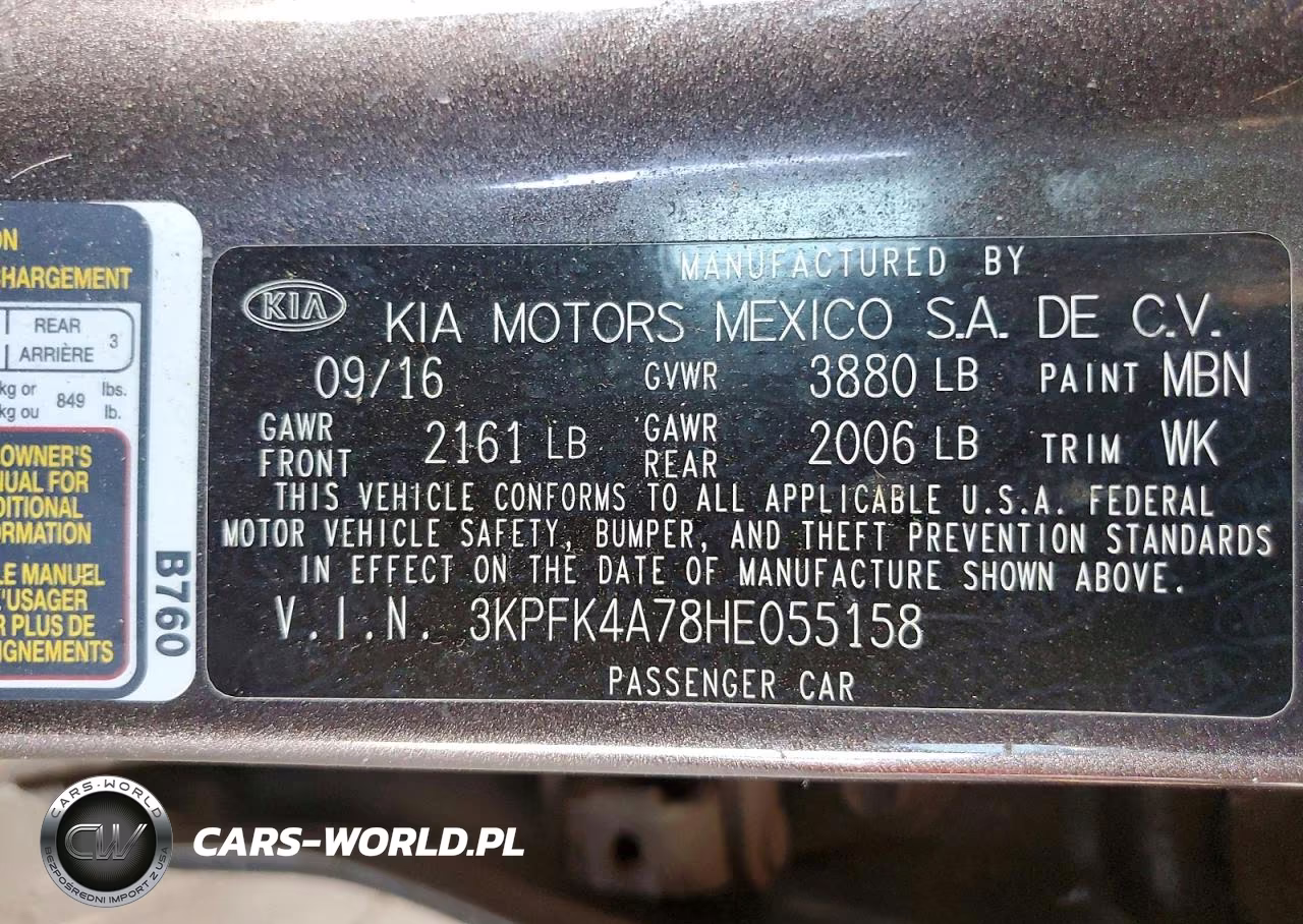 2017 Kia Forte Lx VIN:3KPFK4A78HE055158 - 12