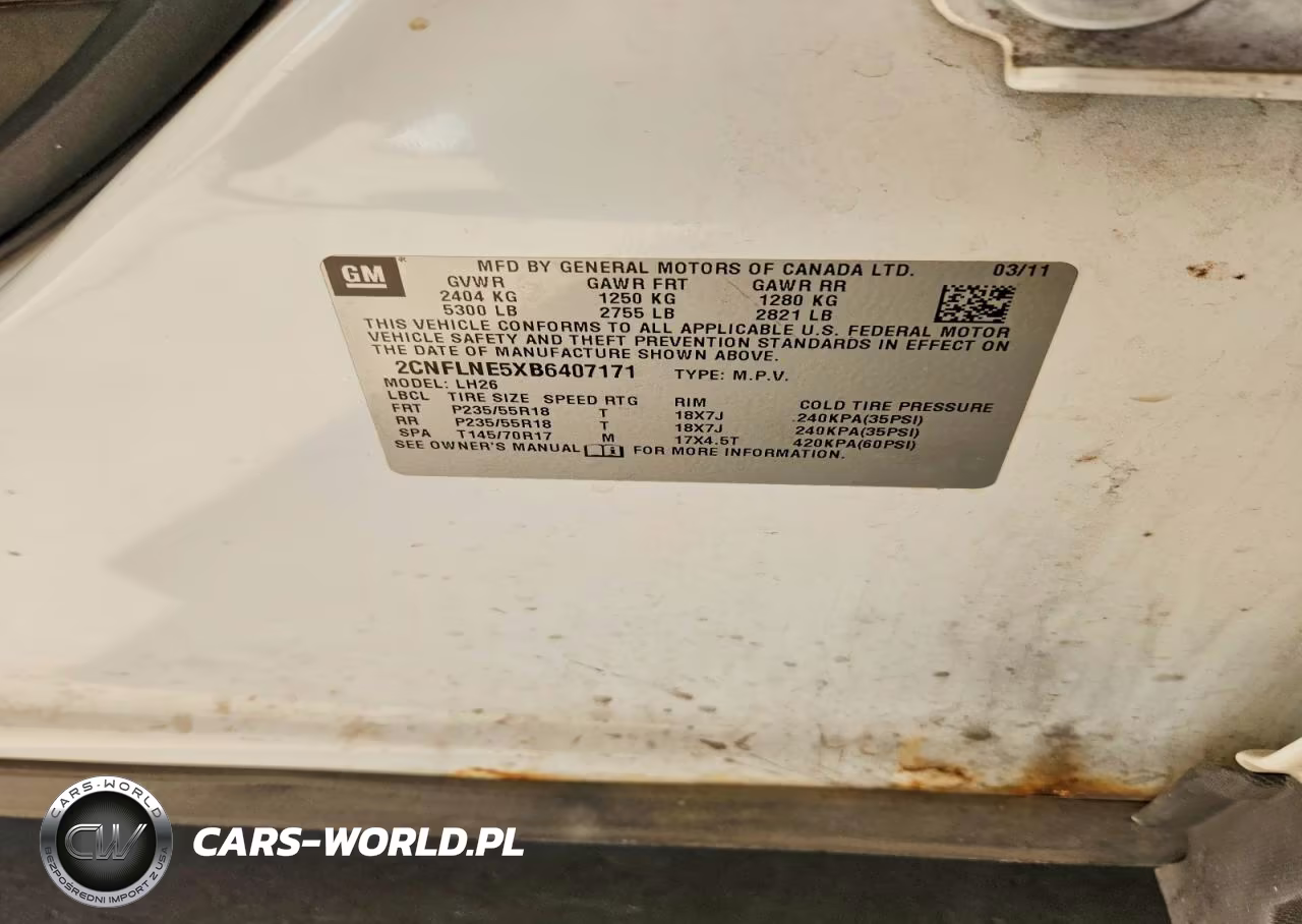 2011 Chevrolet Equinox Lt VIN:2CNFLNE5XB6407171 - 13